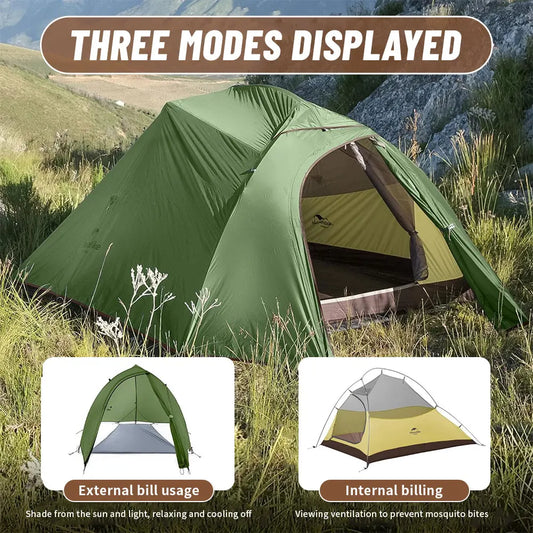 Naturehike Cloud Up 2 Ultralight 2 Person Camping Tent | 20D Waterproof