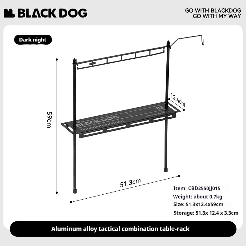 Adjustable Folding Camping Table | Modular Portable Aluminum Alloy Table