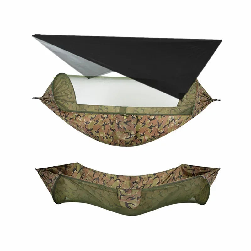 Camping Hammock with Mosquito Net & Rain Fly Tarp