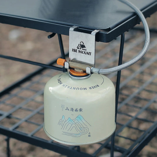 Hang Gas Canister Hook | Stainless Steel Camping Table & Stove Tank Hanger