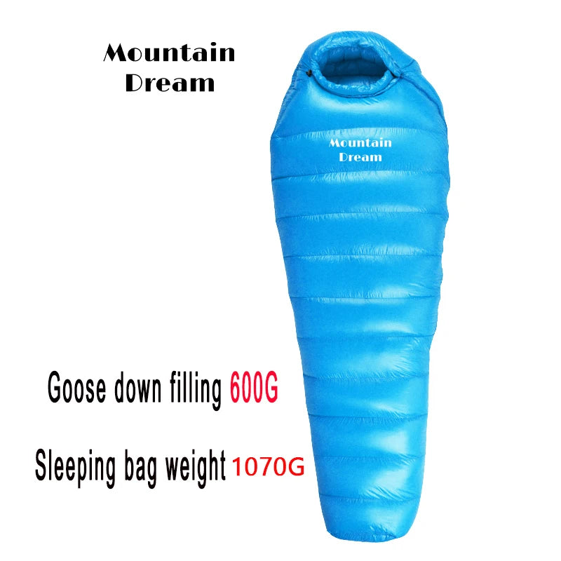 White Goose Down Mummy Sleeping Bag | Three Seasons