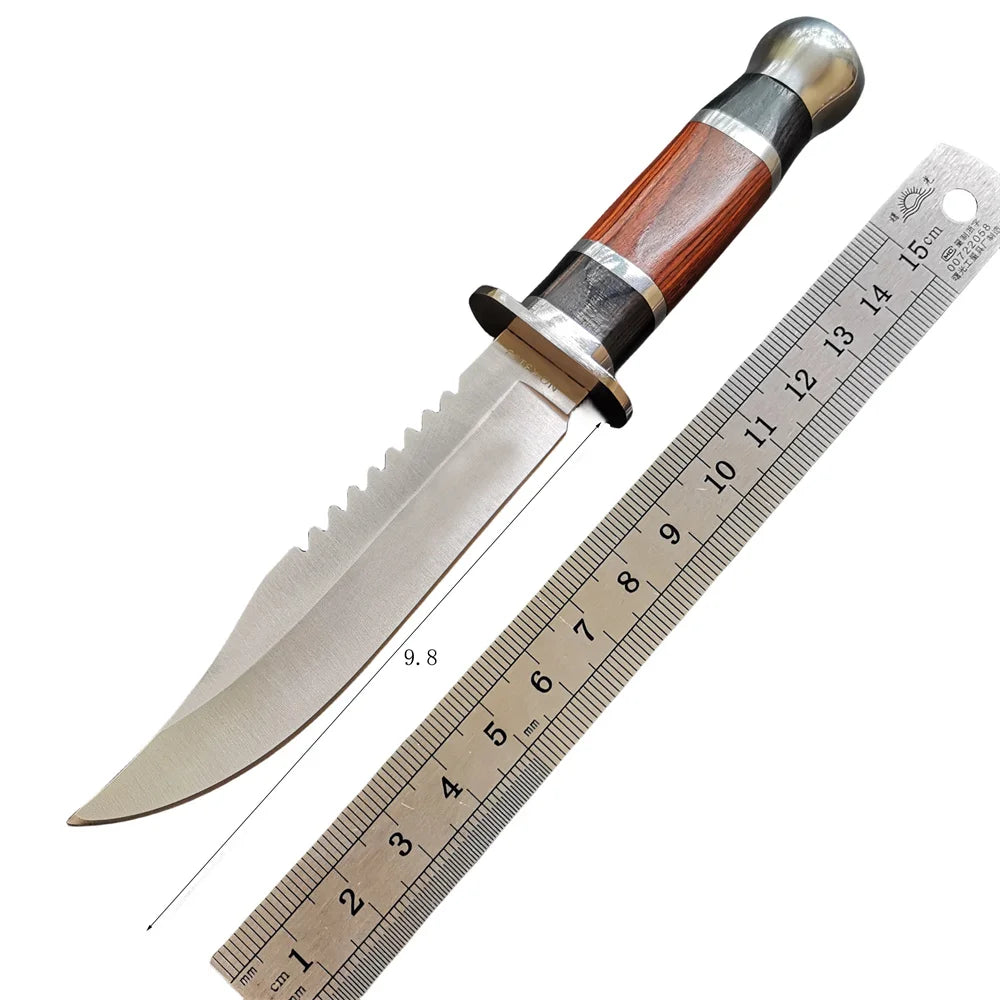 Sharp Stainless Steel Outdoor Knife | Nylon Sheath