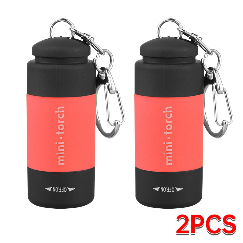 Outdoor Keychain Flashlight | Mini LED Pocket Flashlight for Camping & Emergencies