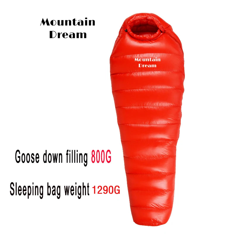 White Goose Down Mummy Sleeping Bag | Three Seasons