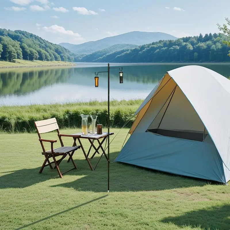 Tabletop Lantern Stand | Camping Lantern Hangers & Portable Light Holder