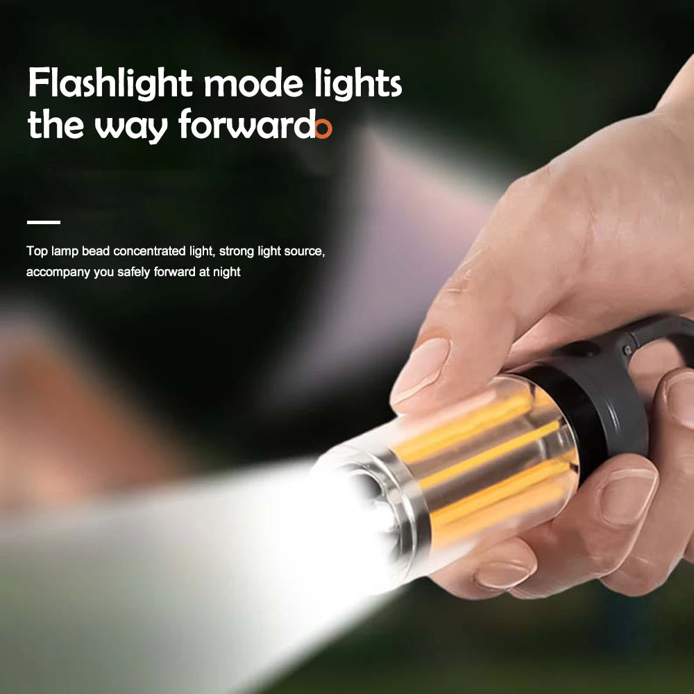LED Flashlight Camping Lantern | Super Bright Portable Hanging Tent Lamp Waterproof