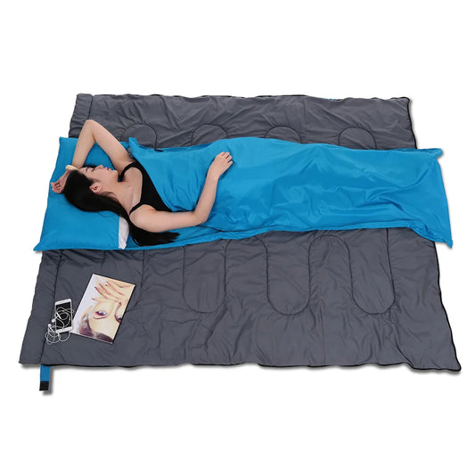 Portable Sleeping Bag Liner with Pillowcase | 70x210CM