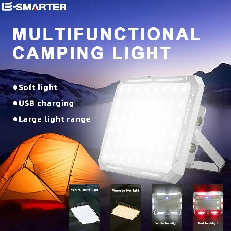 LED Camping Tent Light | High Power Searchlight & Portable Hanging Lamp
