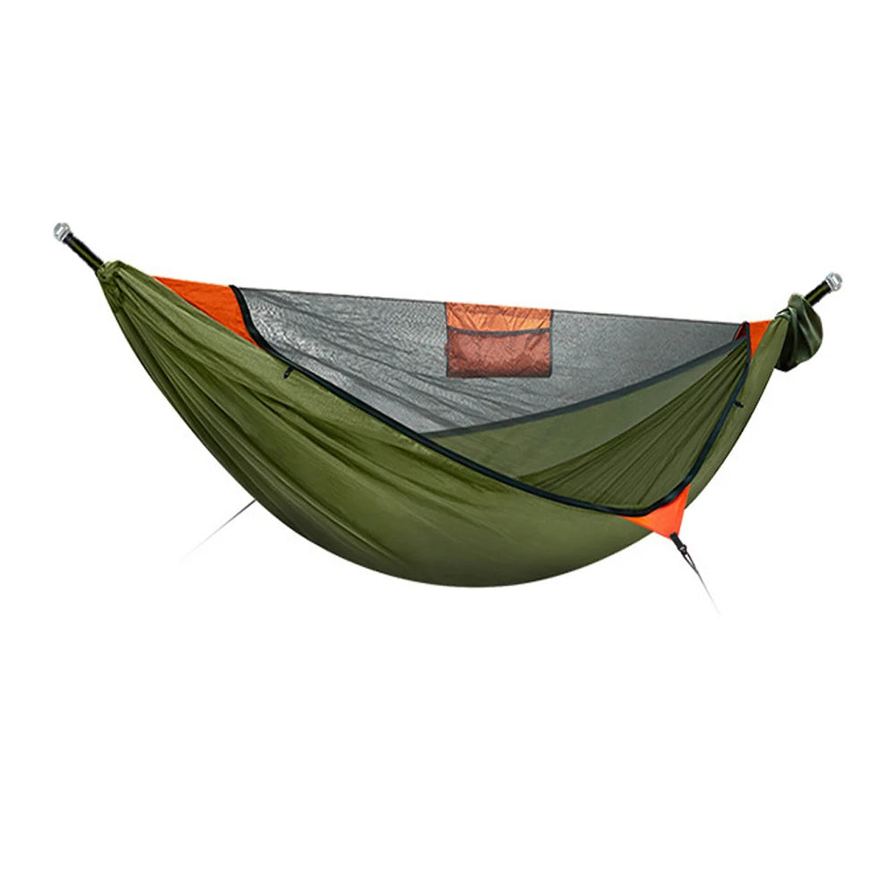 Camping Hammock With Mosquito Net & Awning Tent Canopy