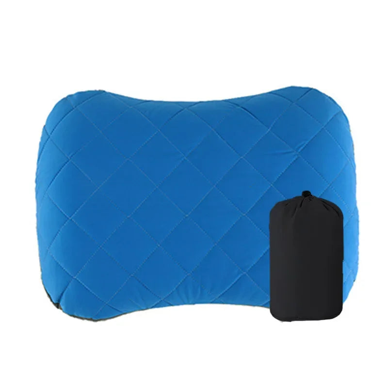 Ultralight Inflatable Camping Travel Pillow | Soft Washable Cover