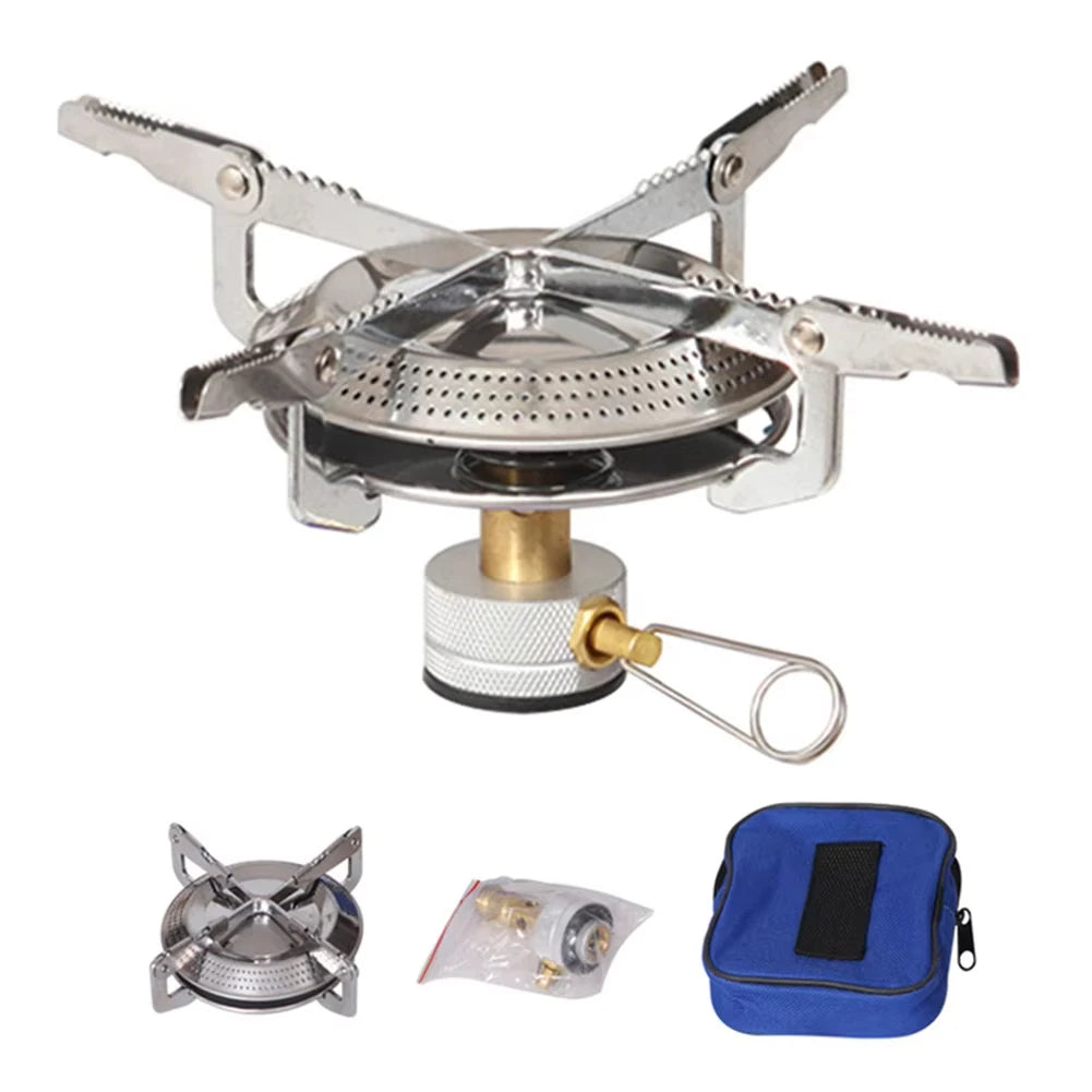 Ultralight Folding Mini Gas Stove | Portable Outdoor Cooker