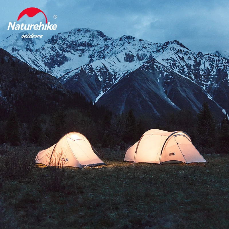 Camping Tunnel Tent | Ultralight 1-2 People 15D Waterproof Sun Shelter