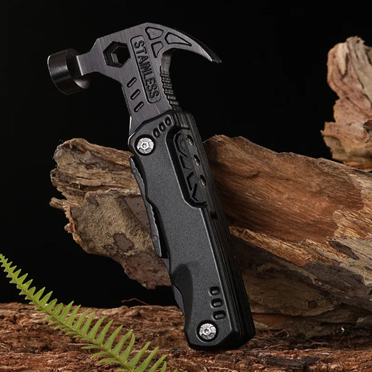 Multi-functional Folding Hammer | Vehicle Safety & Camping Tool