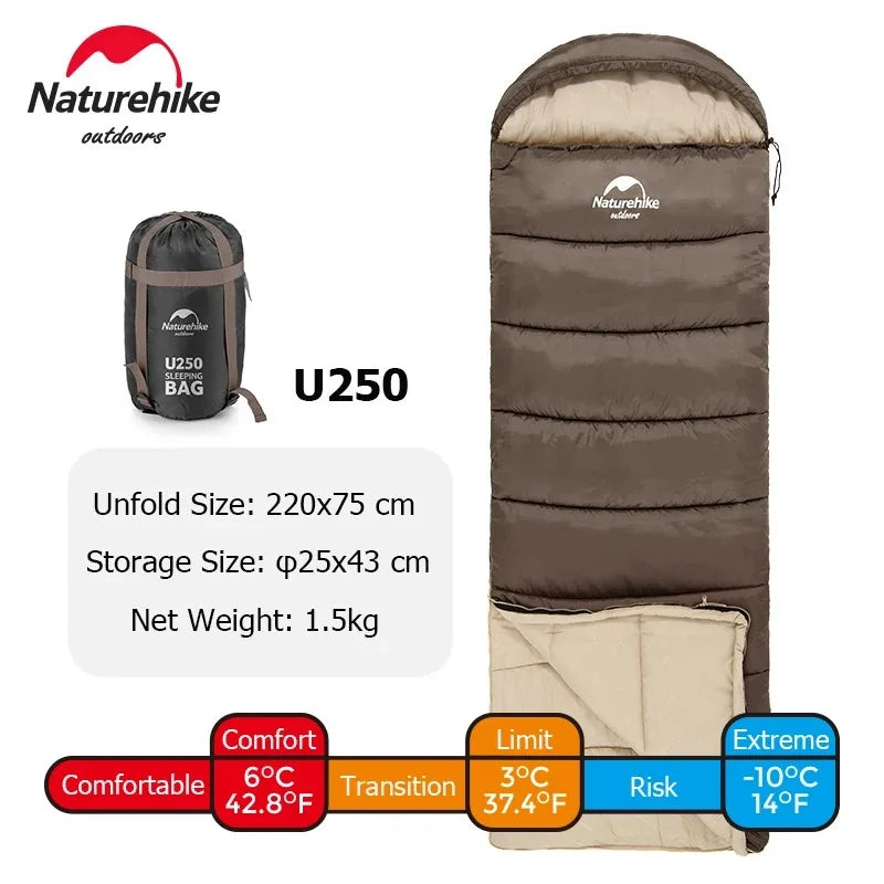 Ultralight Waterproof Envelope Sleeping Bag | Cotton Quilt
