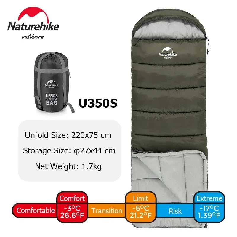 Ultralight Waterproof Envelope Sleeping Bag | Cotton Quilt