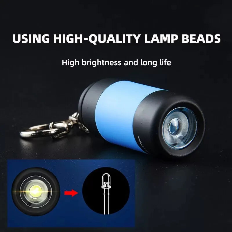 Outdoor Keychain Flashlight | Mini LED Pocket Flashlight for Camping & Emergencies