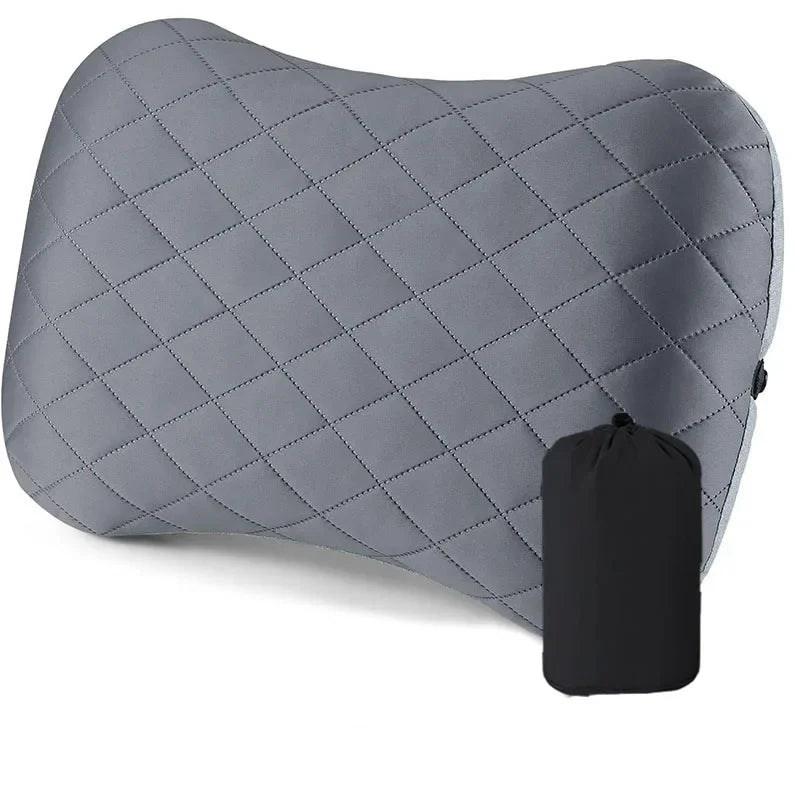 Ultralight Inflatable Camping Travel Pillow | Soft Washable Cover