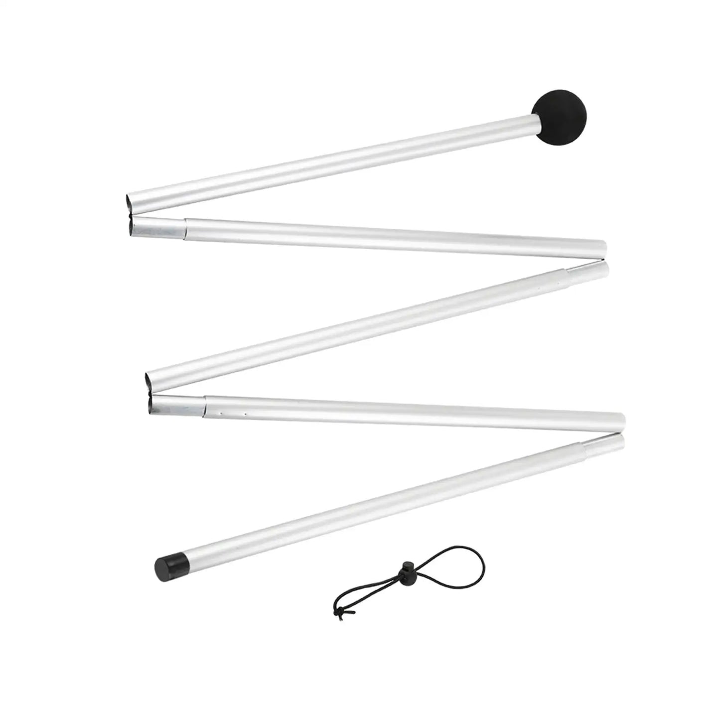 Telescoping Aluminum Alloy Tent Poles | 1.6M/2M Folding Rods